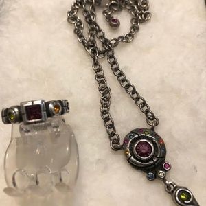 Patricia Locke Signed Necklace/Ring